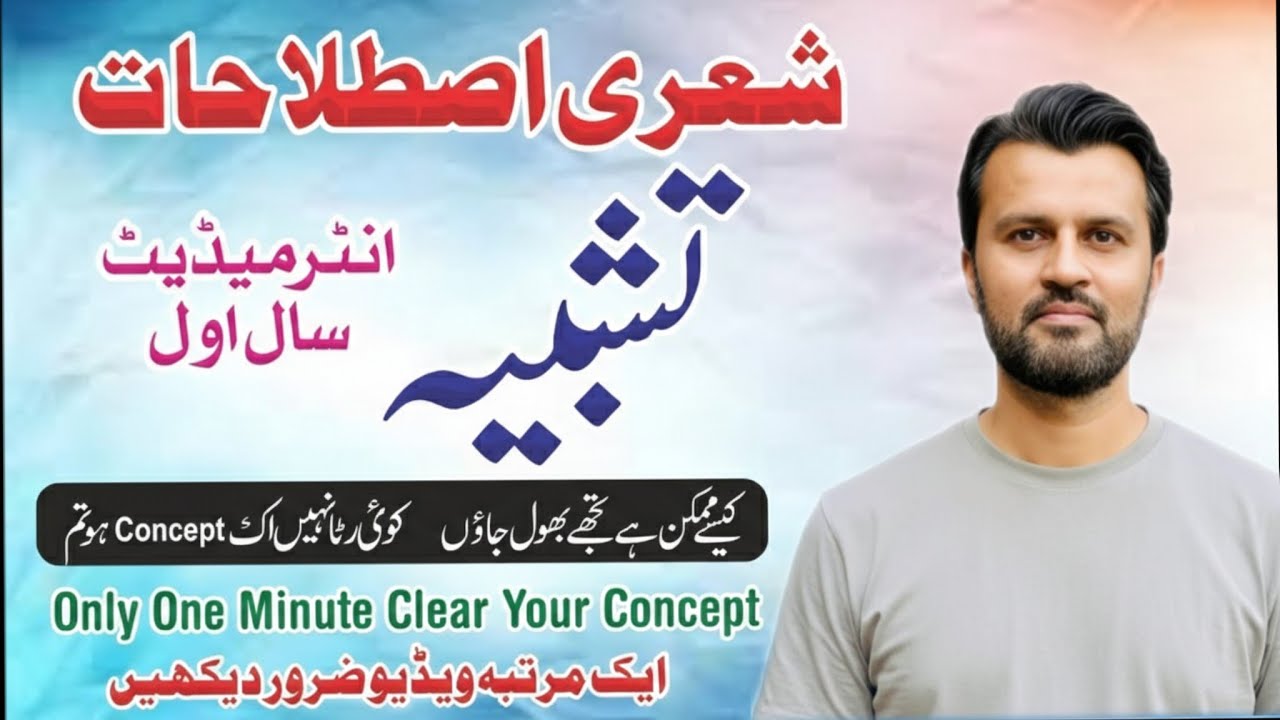 Tashbeeh in Urdu Grammer|| Urdu Grammer 1St Year Grammer ||تشبیہ کیا ہے ||