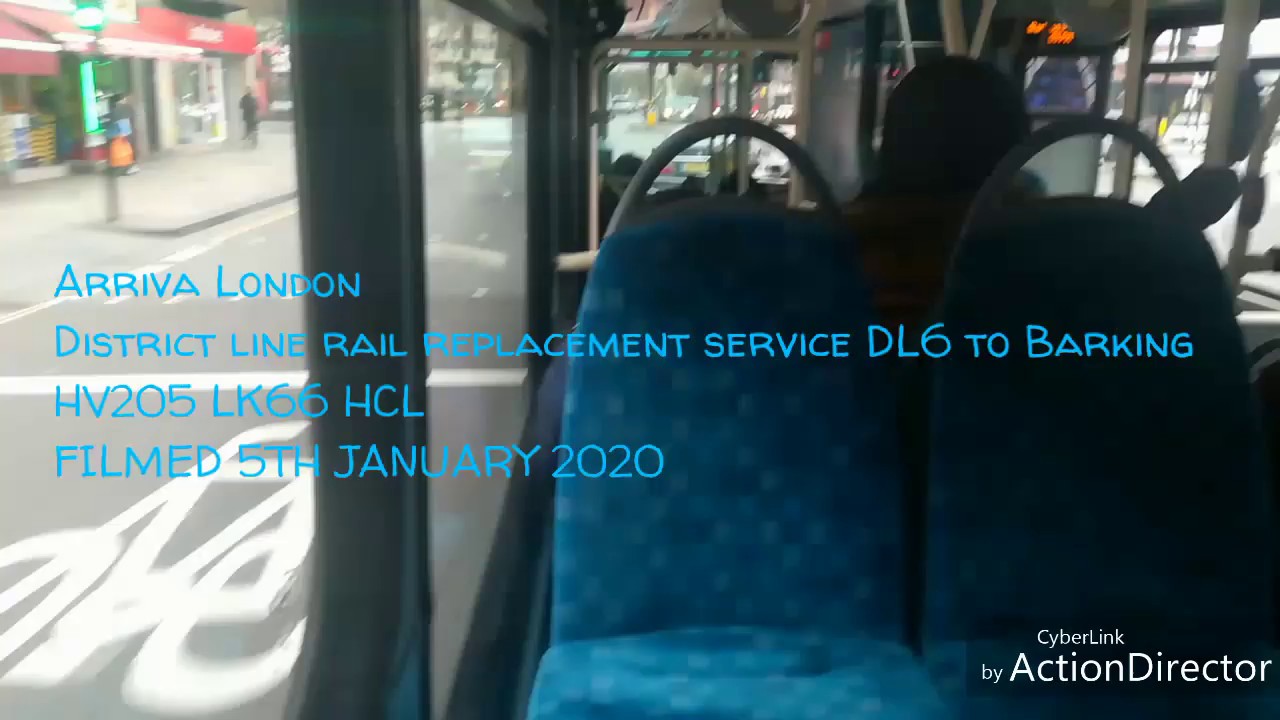 Wright Gemini 3 vs the A13... Arriva London HV205 LK66 HCL service DL6 to Barking