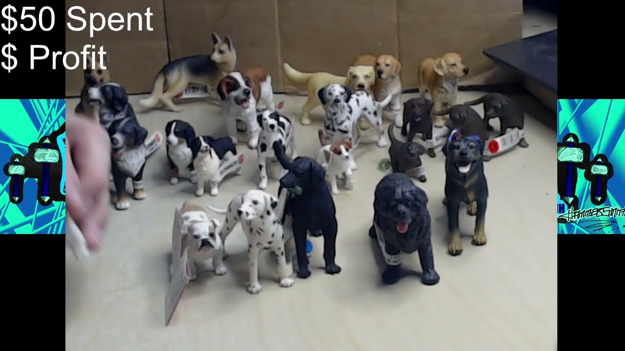 Reselling Schleich Dog Lot! $50 box for ??? profit