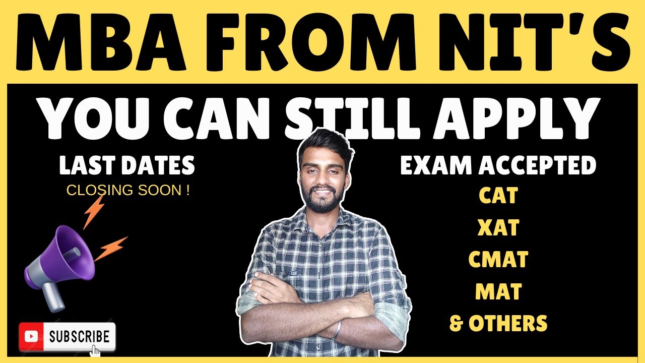 MBA From NIT's I Application Forms Closing Soon I CMAT,CAT,XAT,MAT 2025 I Placement, Fees, Cutoffs