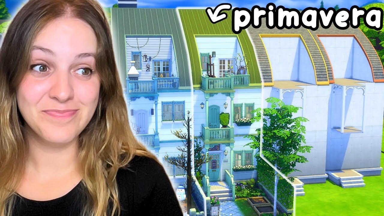 Los Sims 4 PERO cada APARTAMENTO es una ESTACIÓN DEL AÑO: PRIMAVERA 🌸🌼 || Marta