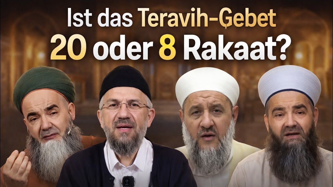 das Tarawih Gebet im Monat Ramadan 20 oder 8 Rakaa | Cübbeli Ahmet - Ihsan Şenocak Ismail hünerlice 