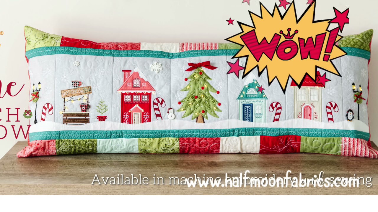 Candy Cane Lane, Bench Pillow by Kimberbell Designs