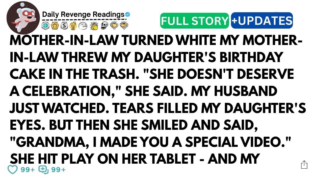 Mother-In-Law Turned White My Mother-In-Law Threw My Daughter's Birthday Cake In The Trash ...