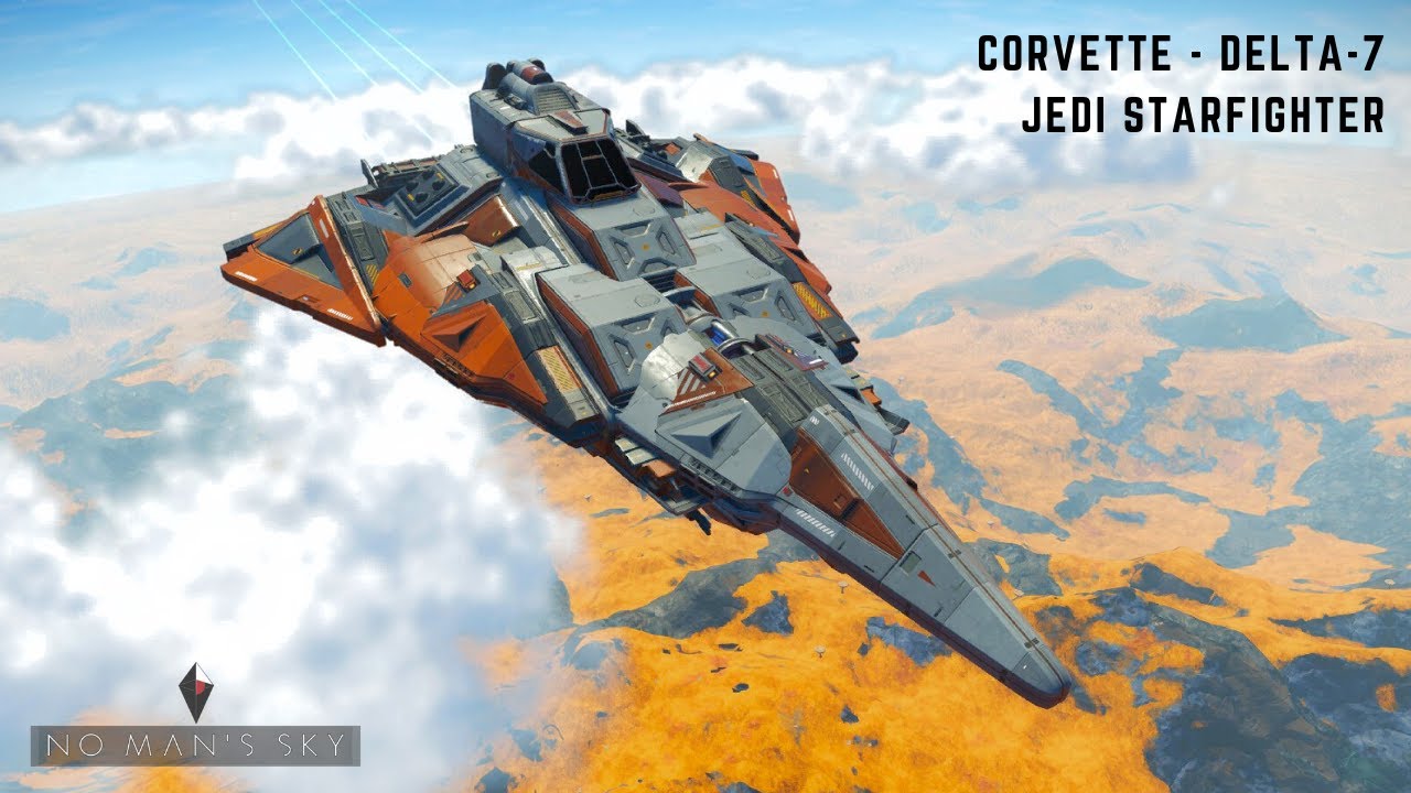 No Man's Sky | Corvette Build - Delta-7 Jedi Starfighter