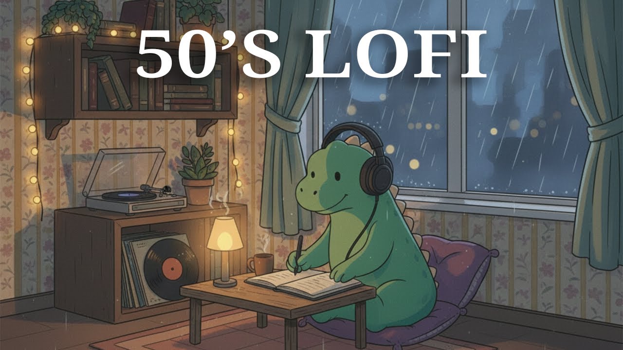 50's Lo-Fi 📻 | Vintage Beats for Relax & Nostalgia (21 Min)
