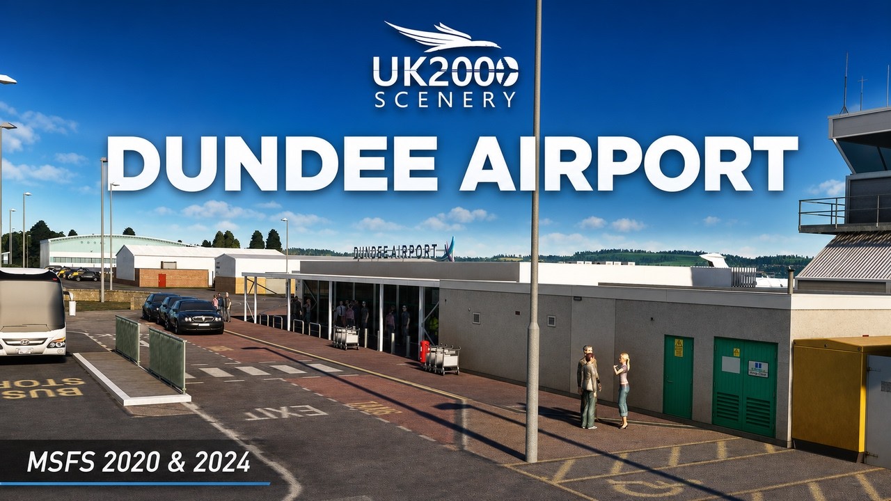 Dundee Airport EGPN for MSFS