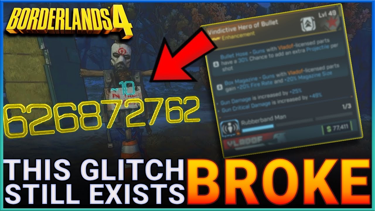 Эта ошибка с бесконечным уроном всё ещё существует после обновления — Borderlands 4 Огнемёт Пуля ...