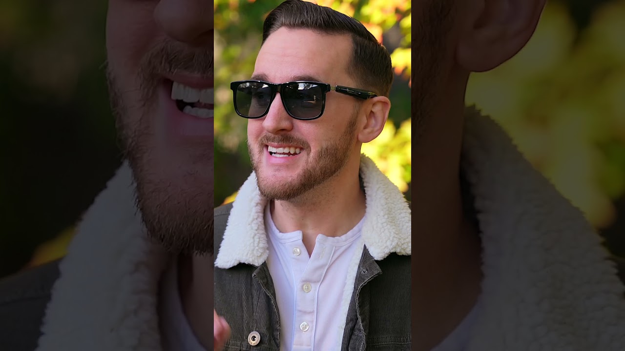 THESE Are The BEST Sounding Bluetooth Audio Glasses YET! 🤓😎 #Shorts | Raymond Strazdas