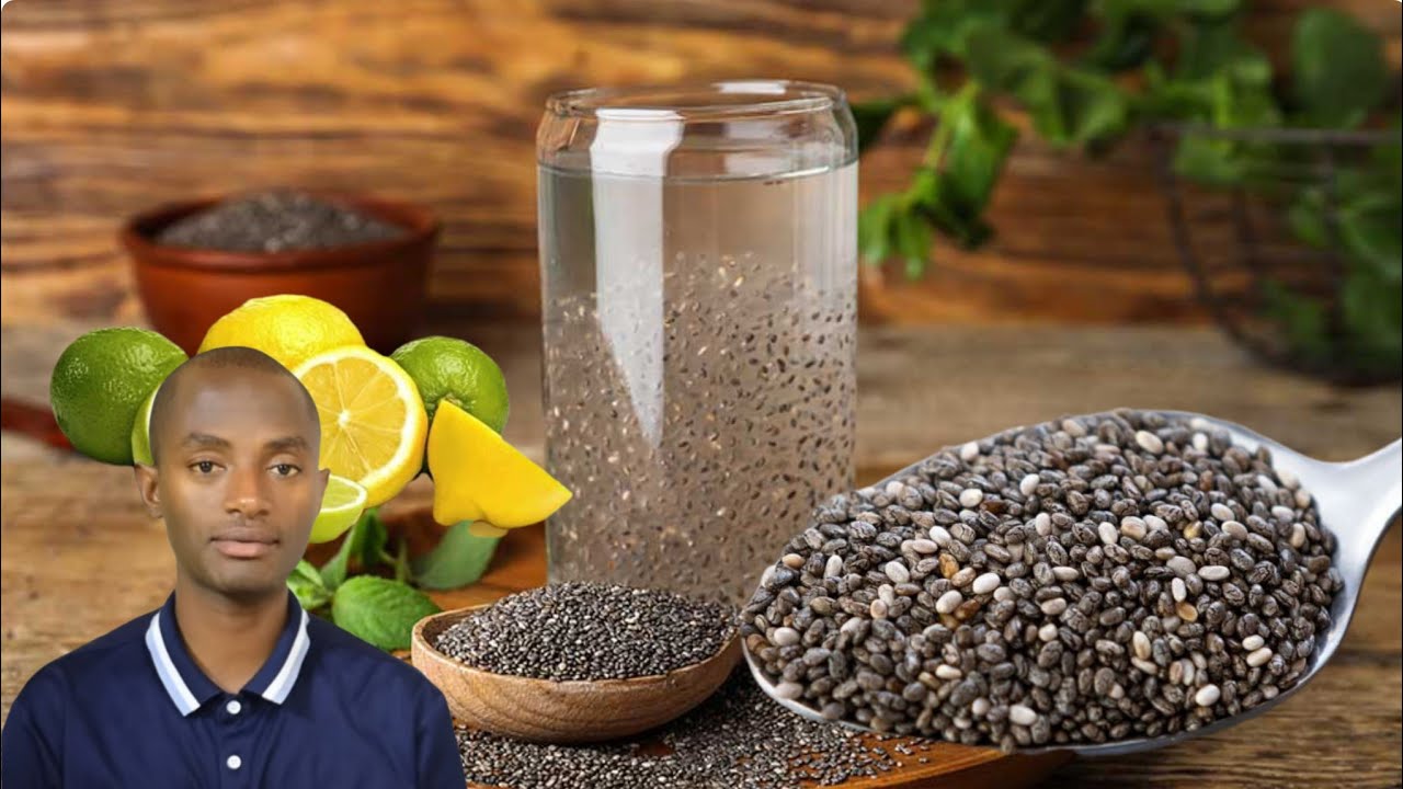 Amazi+chia seeds+umutobe w'indimu bikoreshe gutya, urebe uko bizagenda!