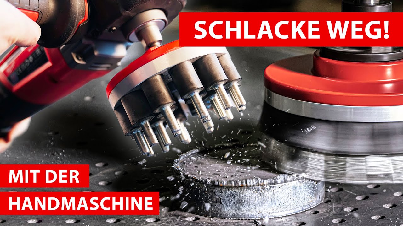 Schlackeentfernen leicht gemacht - boeck Werkzeuge auf handgef&uuml;hrten Maschinen