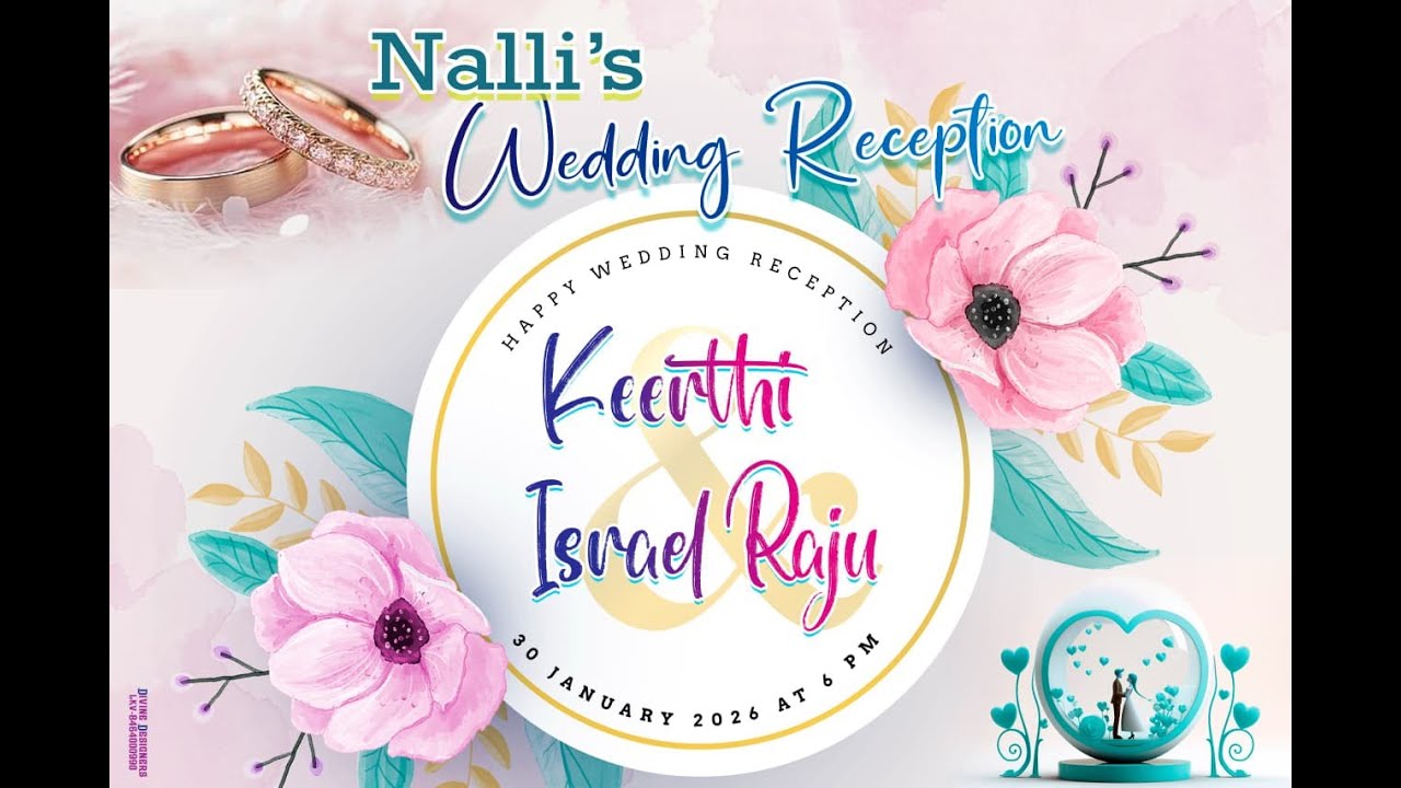 Nalli's Reception || Keerthi + Israel Raju || 30-jan-2026 ||