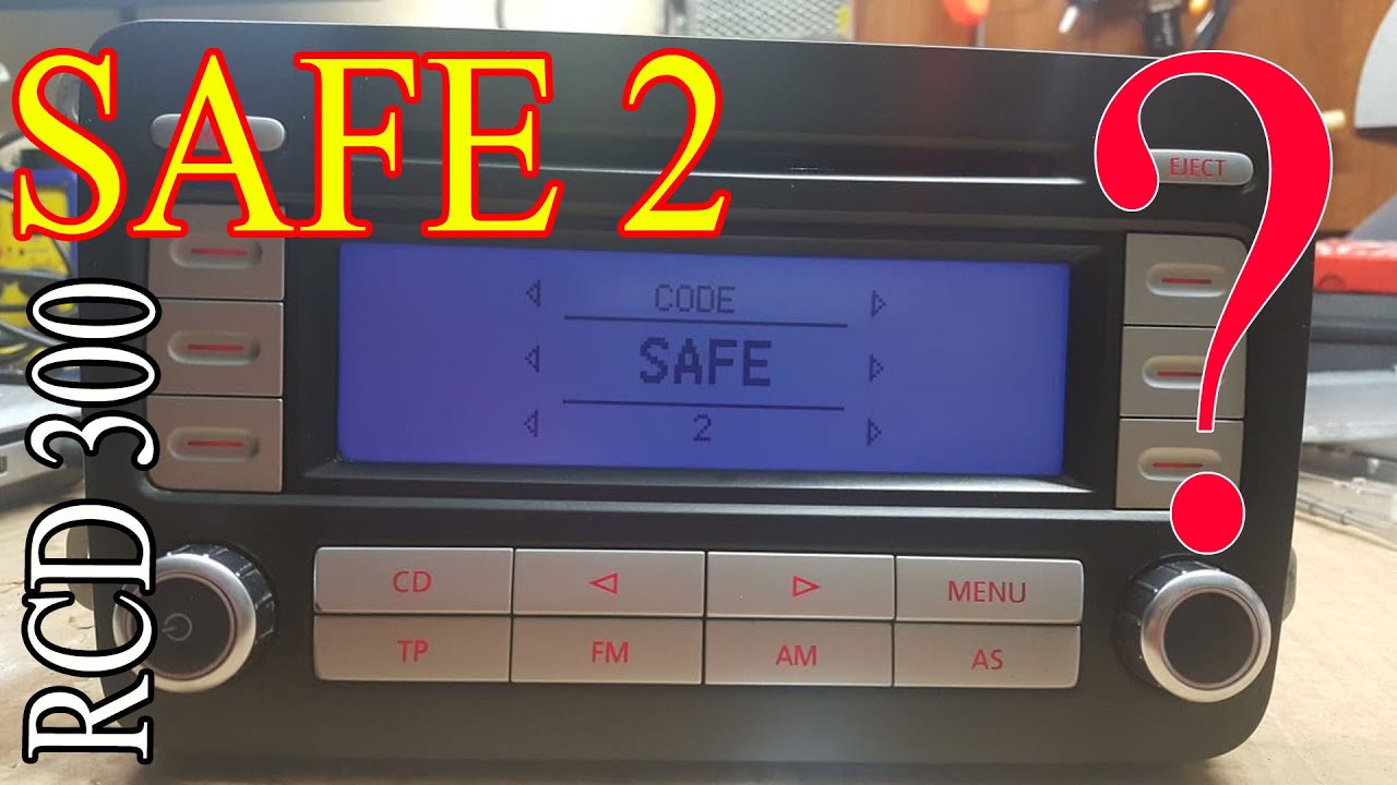 RCD 300 BVX CHROME CODE entering decoder key entering safe2 code