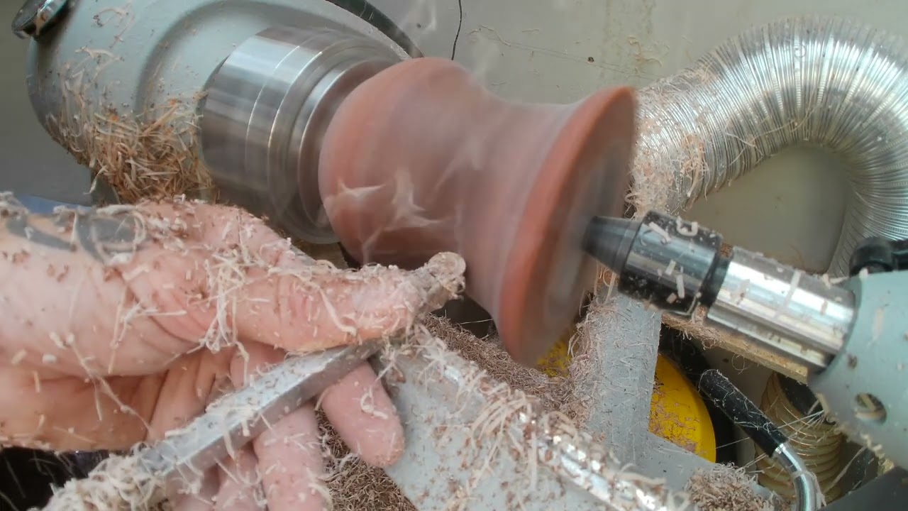 Woodturning - Another Disaster! And I Speak. (A Bog Wood Candle Holder, Nearly!)