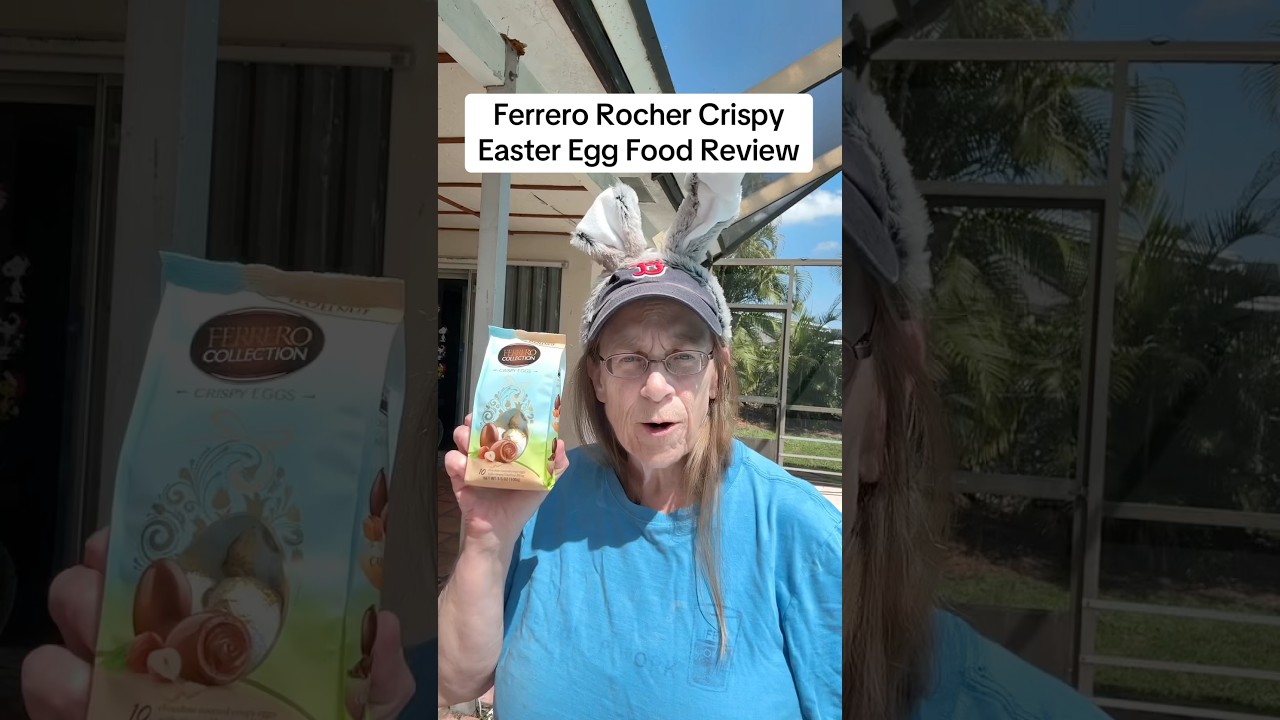 Ferrero Rocher Crispy Ester Egg food review #foodreview #candy #food
