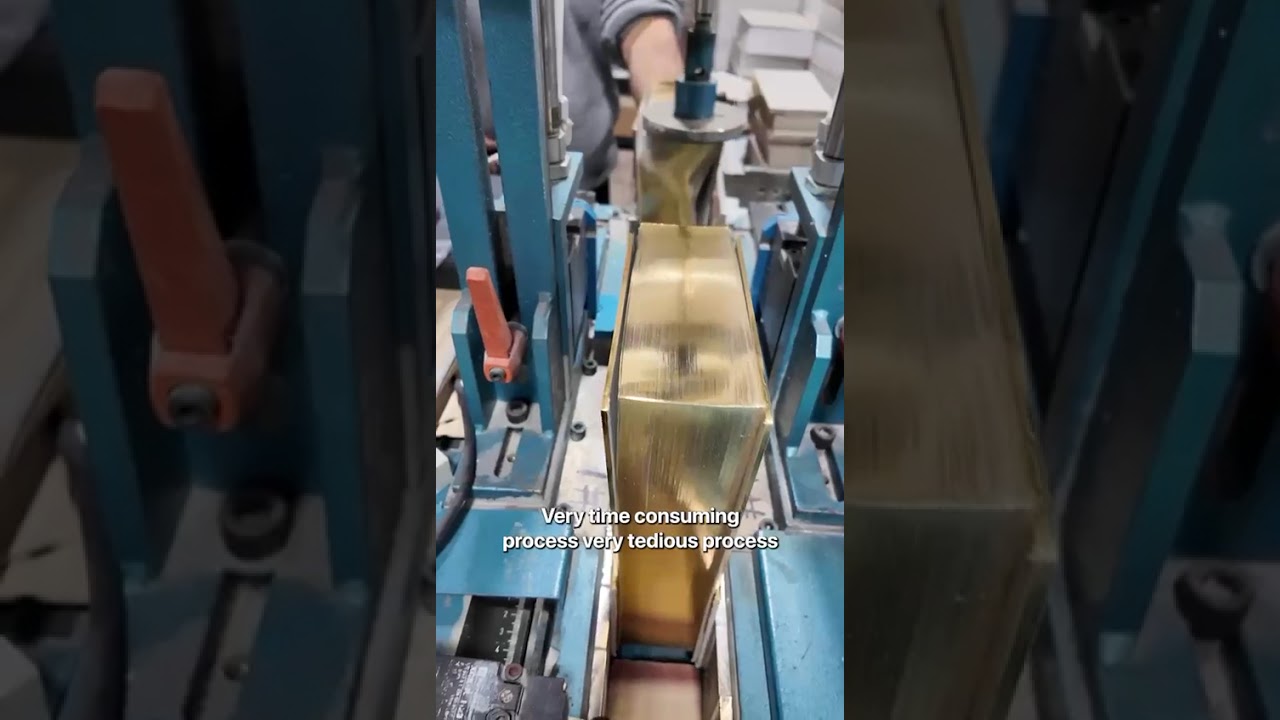 STEP 11 - GILDING: The ArtScroll bindery tour continues with Moshe Scheinbaum, production&nbsp;manager