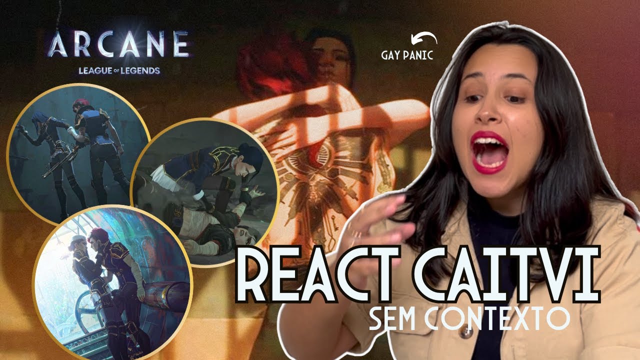 EU NÃO ESTAVA PREPARADA pra CaitVi em Arcane S2 | Lésbica reage sem contexto