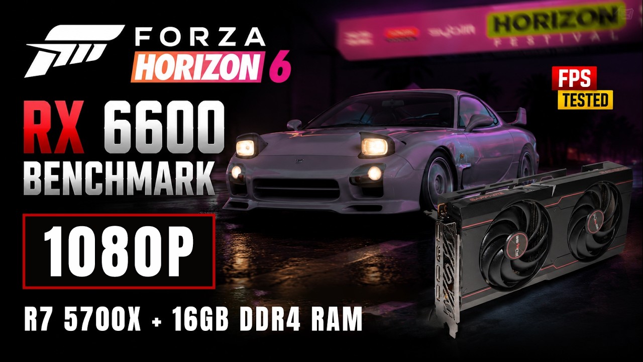 Can RYZEN 7 5700X + RX 6600 Handle Forza Horizon 6 Ultra Settings?