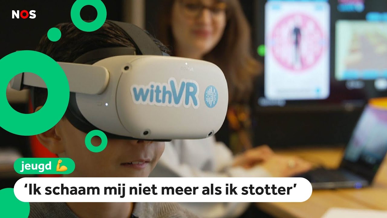 Ben stottert en krijgt hulp van deze VR bril