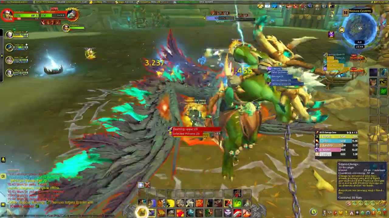 Level 86-87 - Tanking Maisara Caverns