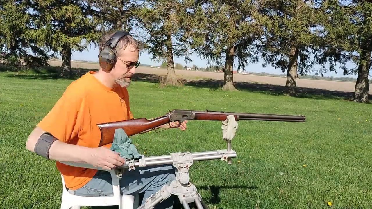 found out 1888 Marlin is actually 1889. got it appraised and this is the first shots out of it 32-20
