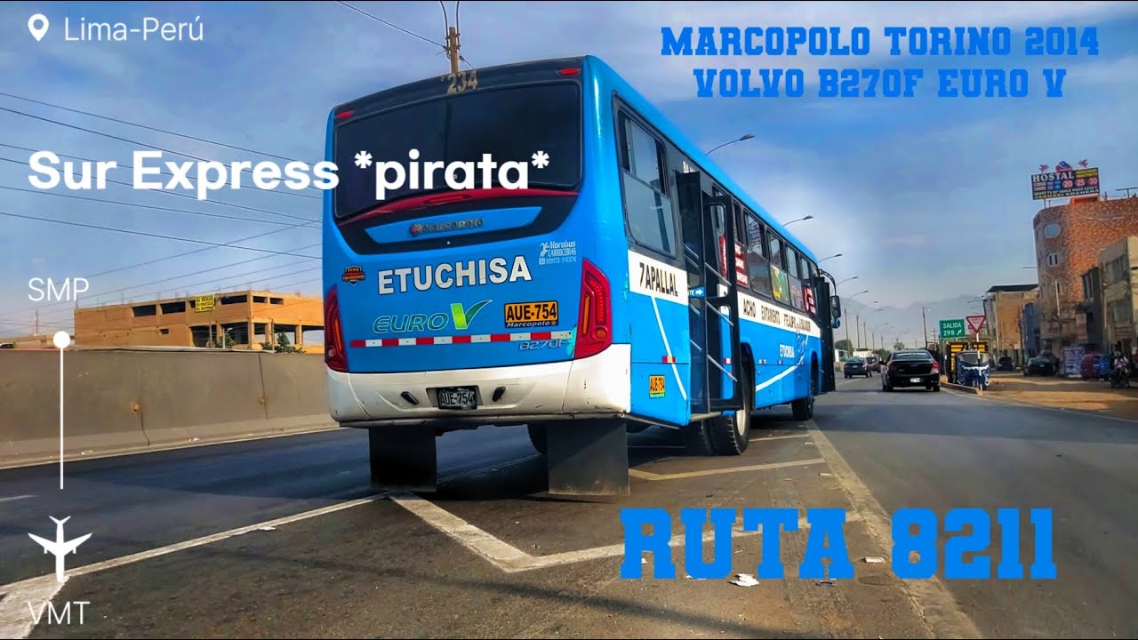 MARCOPOLO Torino 2014 Volvo B270F Euro V | Sur Express S.A [RUTA 8211] ⚠️PIRATA⚠️