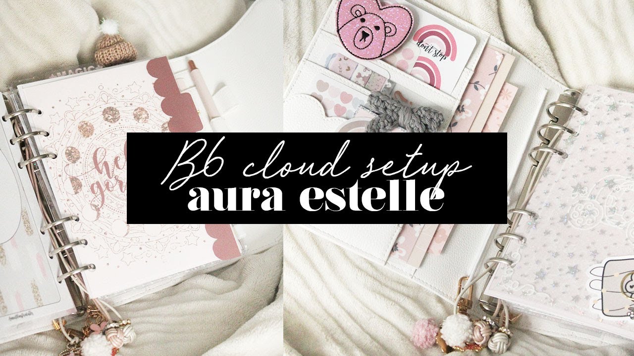 Aura Estelle B6 Cloud Snow Angel Planner Setup 2021