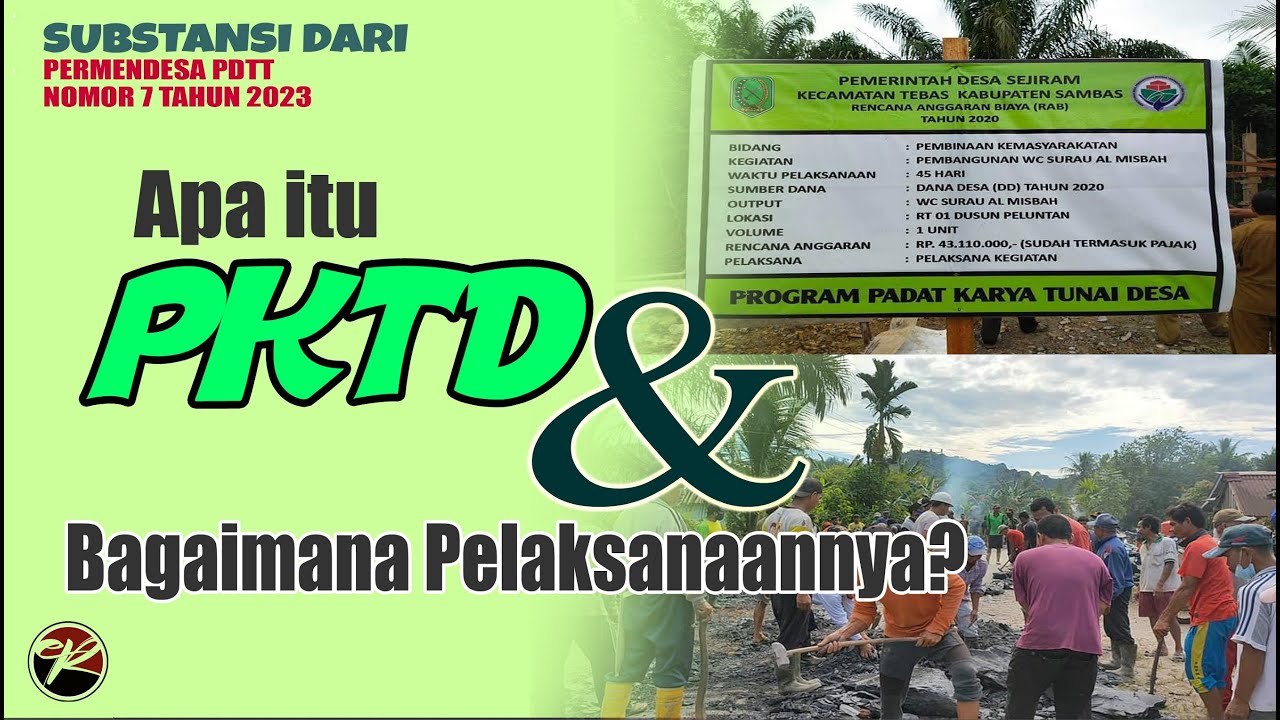 PADAT KARYA TUNAI DESA DAN JENIS KEGIATANNYA