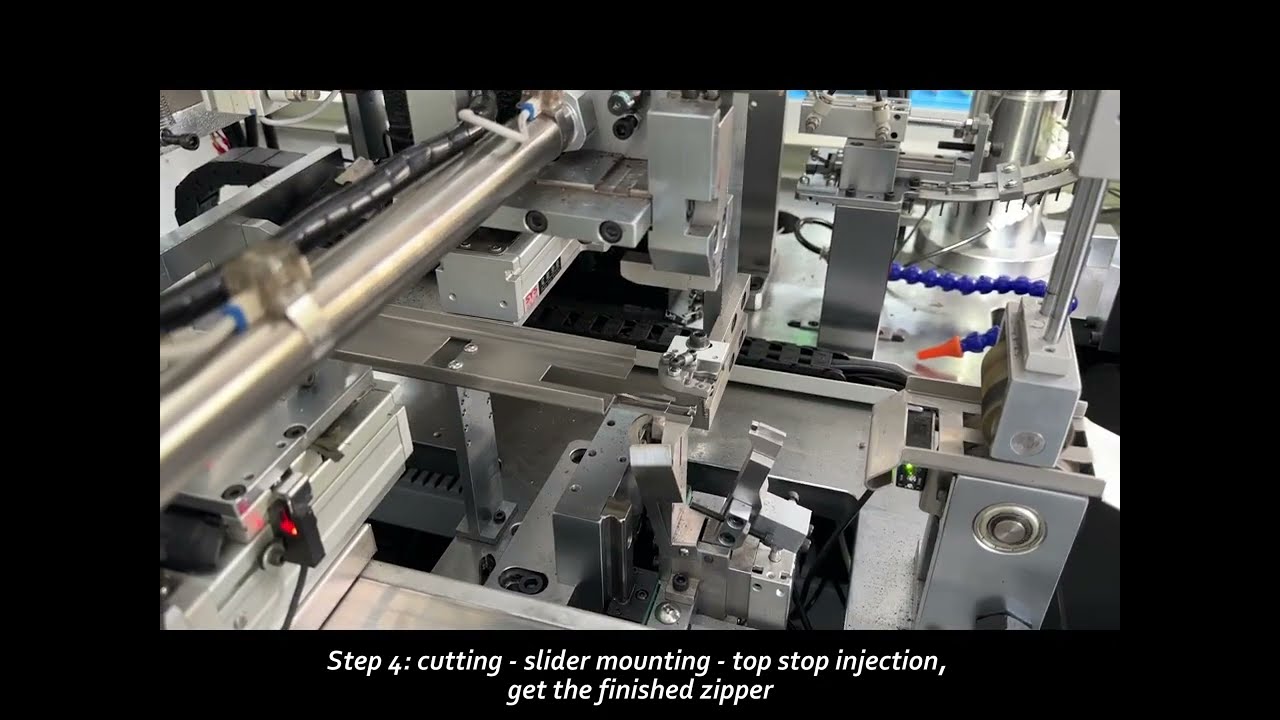 Opened-end Nylon Zipper Injection Production Line (New Process)