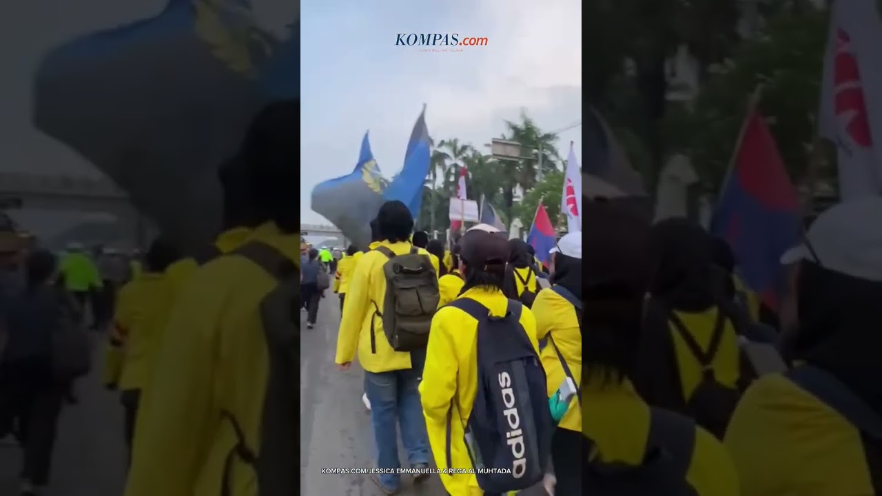 Mahasiswa Pulang dengan Tertib Usai Aksi di Gedung DPR