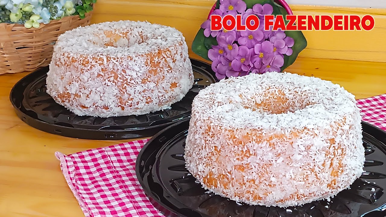 Ganhe dinheiro com o BOLO FAZENDEIRO - Fácil de fazer e com sabor único esse bolo faz sucesso!!!