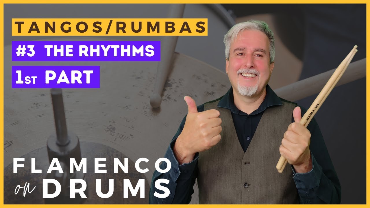 💃 Rhythms for Flamenco Tangos on drums | Pancho Bra&ntilde;as