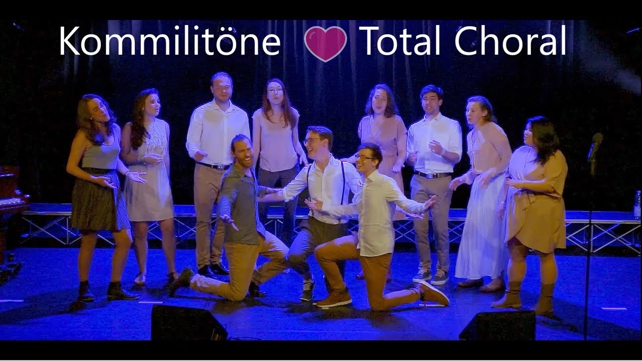 Kommilitöne @Total Choral: Music, We found love, Take on me, Human, Disney Medley (a cappella)