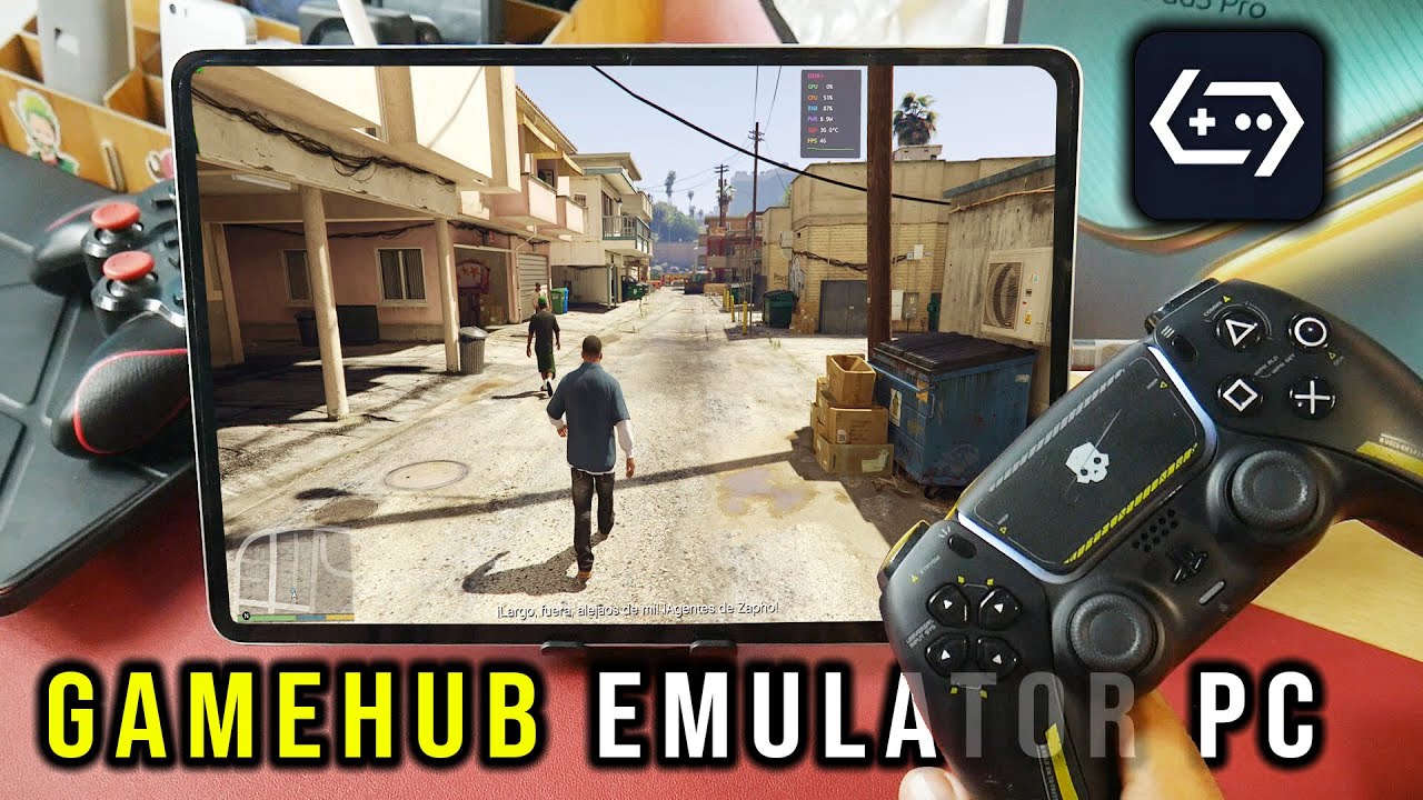 IQOO Pad 5 Pro Test Gaming Emulator GameHub Game PC Best Tablet Mediatek D9400+