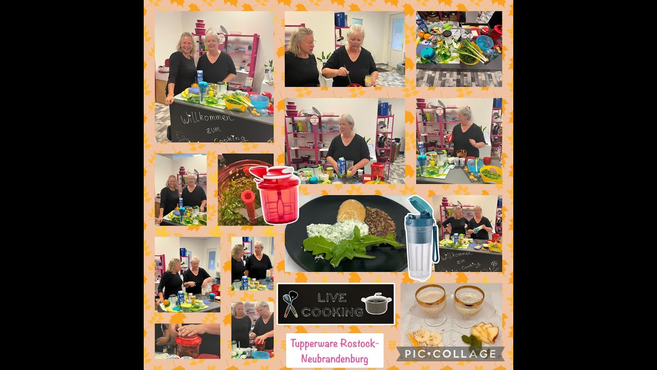 Tupperware LiveCooking mit dem TupperTeam Kerstin Lepke - Dagmars RuccolaCreme und FrühstückDrinks