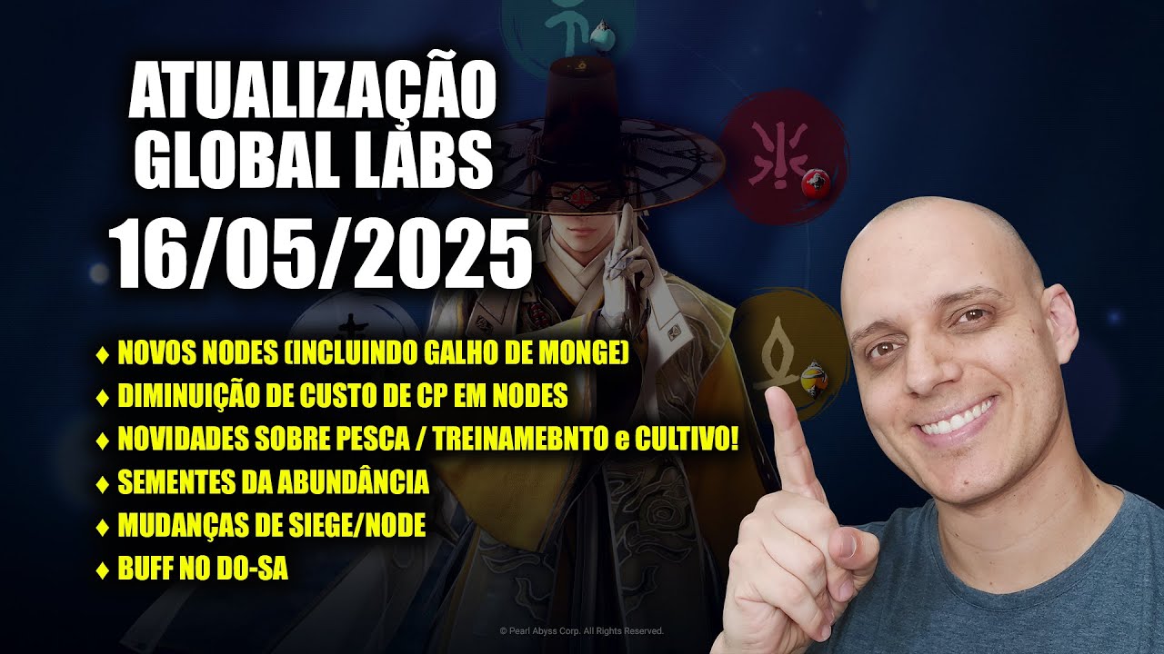 🔴 Global Labs - 16/05 Atualizações BLACK DESERT | BDO