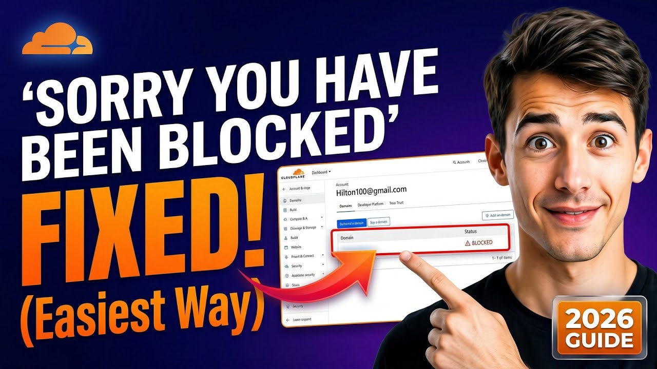 How to fix 'Sorry You Have Been Blocked' in Cloudflare (Easiest Way)(2026 Guide)