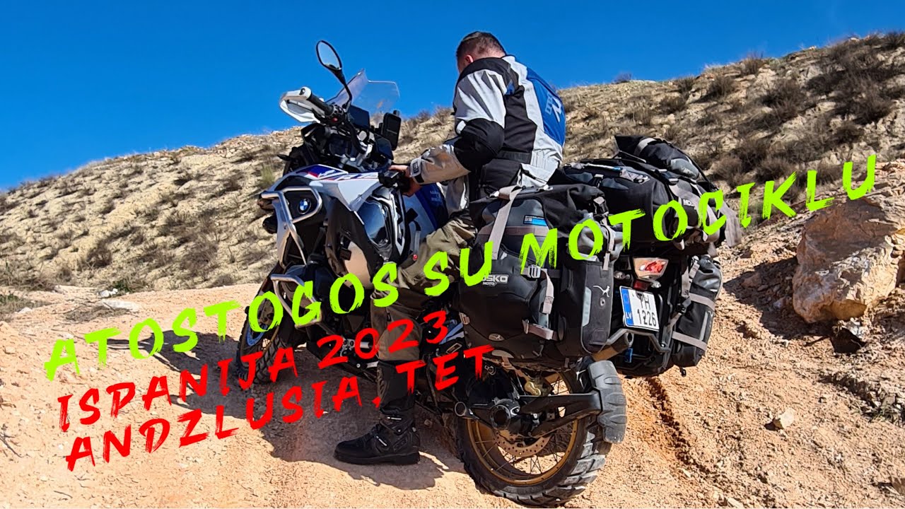 Atostogos su motociklu. Ispanija, Andalūzija, TET, trans euro trail, kelionė motociklu