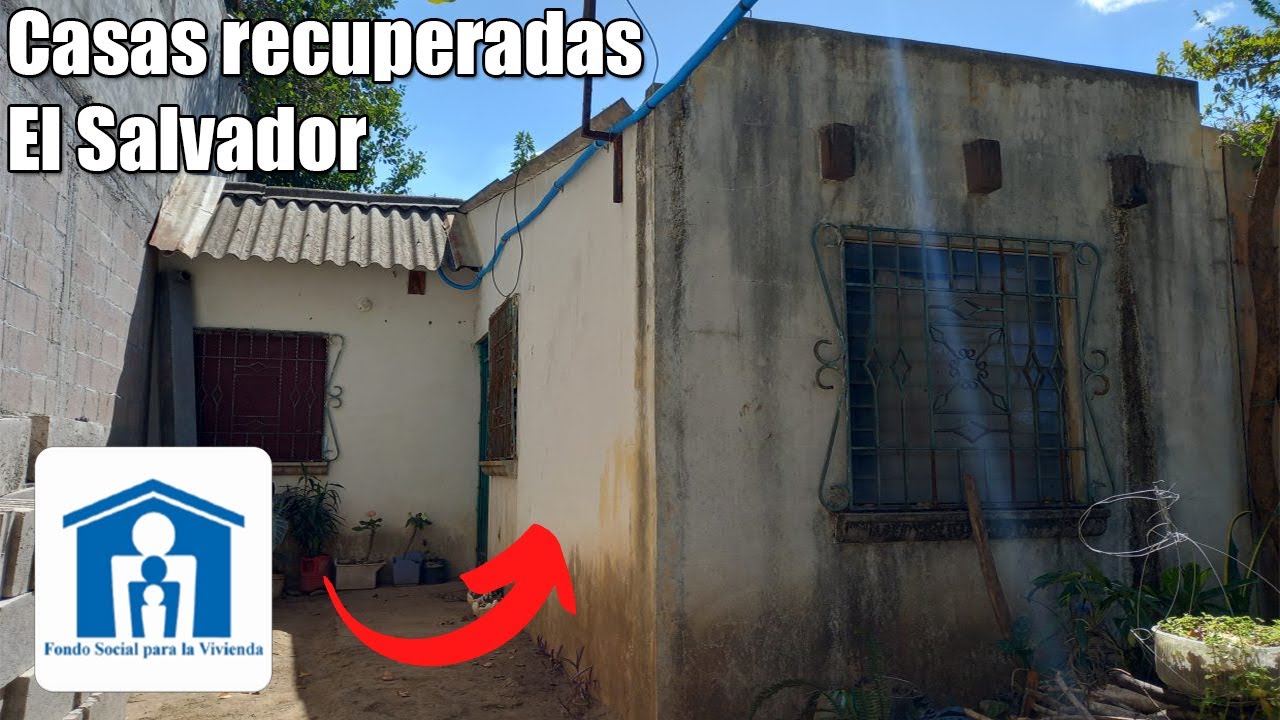 Viviendas recuperadas El Salvador en Lourdes Colon.(Fondo Social para la vivienda)