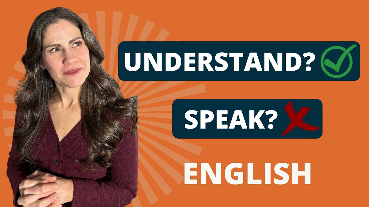 Why Do I Understand English but Can't Speak It?  | #pronunciation101