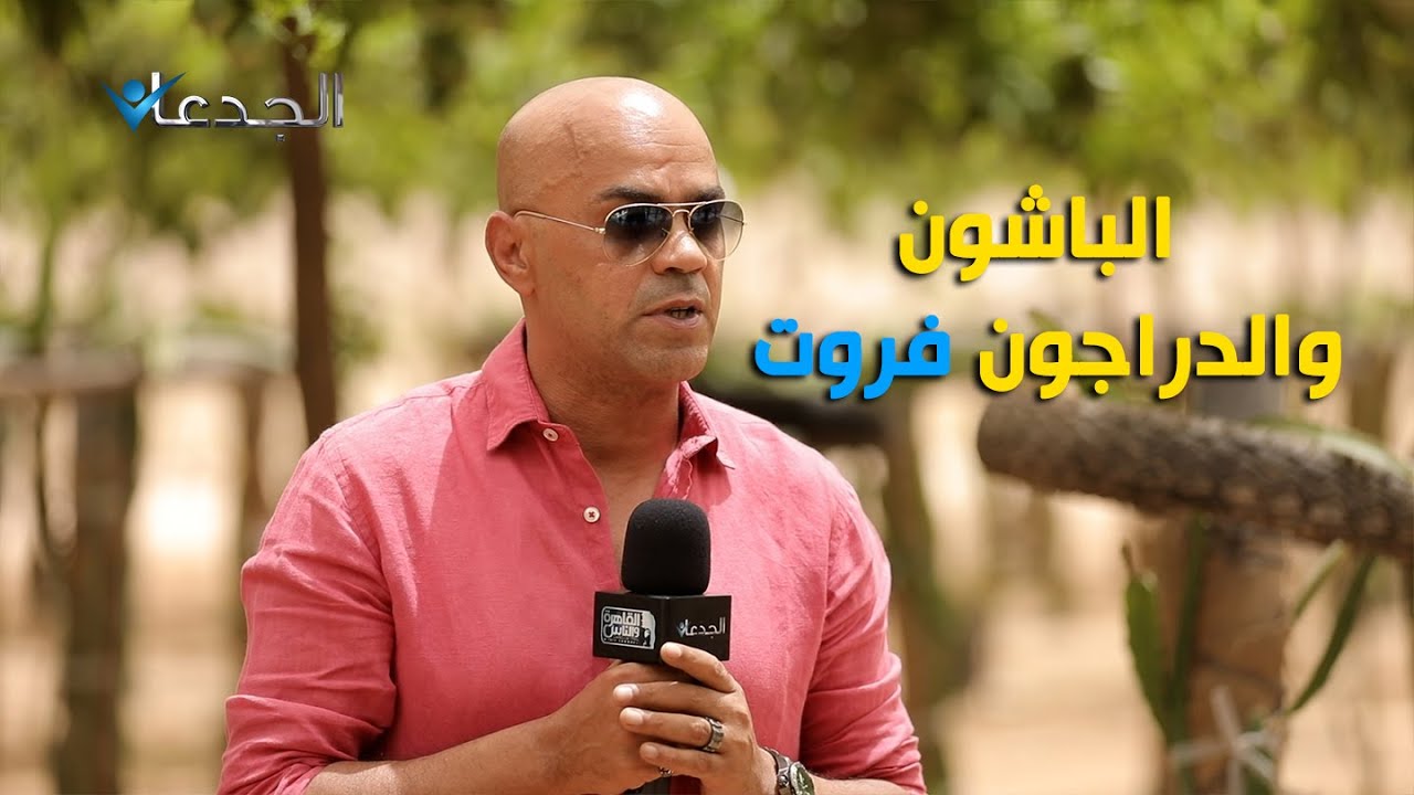 وليد مرجان يزرع الباشون فروت و الدراجون فروت و الأناناس في العاشر من رمضان
