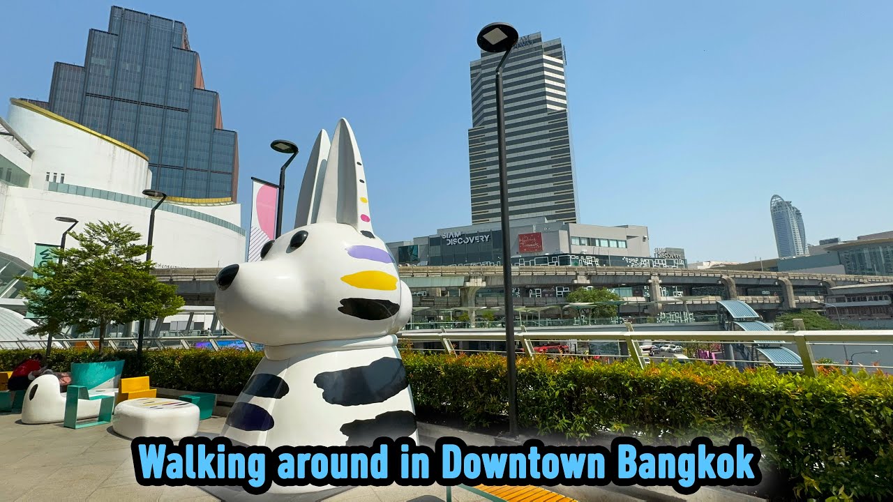 Walking around in Downtown Bangkok | Walking Tour
