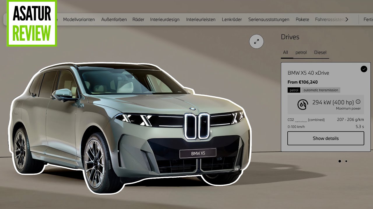 Обзор нового BMW X5 G65 через КОНФИГУРАТОР с детальными комментариями. Собираем мой Х5 под заказ