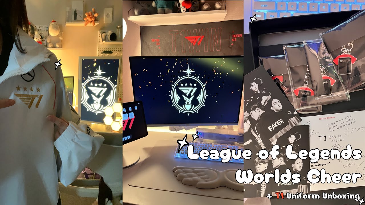 🎮GAME VLOG✨| 리그오브레전드 월즈 응원하는 집순이 유튜버 | T1 vs GEN #worlds2024 4강 | T1응원✨