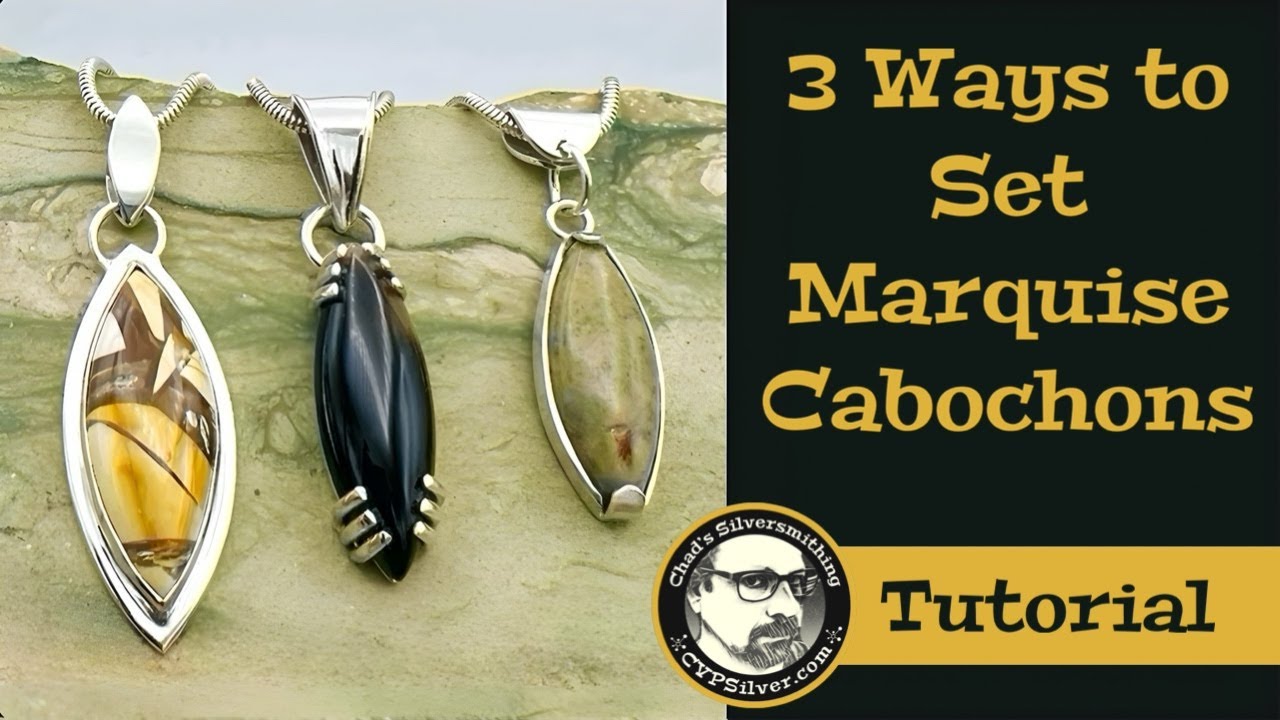 3 Ways to Set Marquise Cabochons: A Silversmithing Tutorial