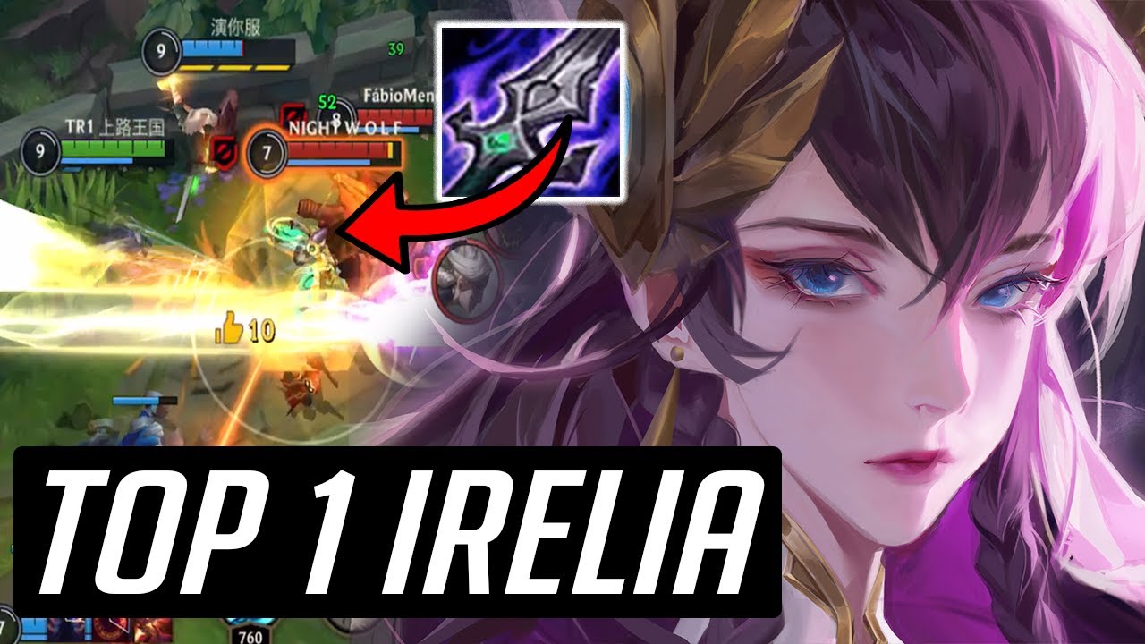 WILD RIFT TOP 1 IRELIA JUNGLE BUILD - HIGH ELO GAMEPLAY