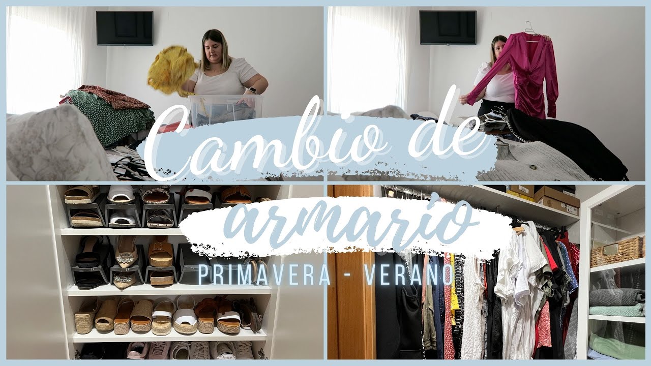 👗 CAMBIO DE ARMARIO VERANO ☀️| VESTIDOR | LIMPIEZA, TIPS ORGANIZACÓN 👙