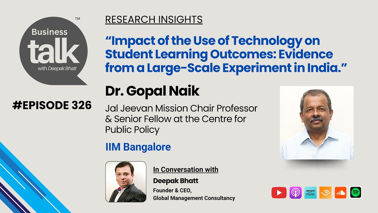 Does EdTech Really Improve Learning Outcomes? A Large-Scale Study | Dr. Gopal Naik