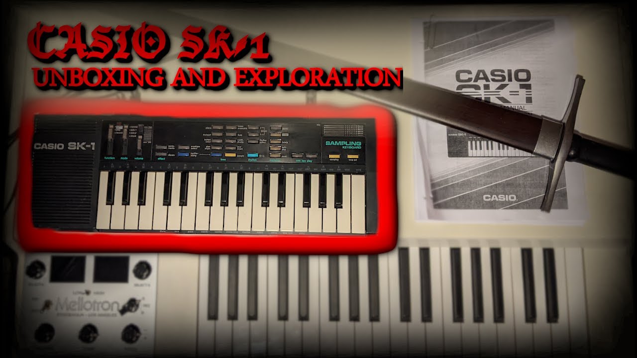 Casio SK-1 Unboxing and Exploration