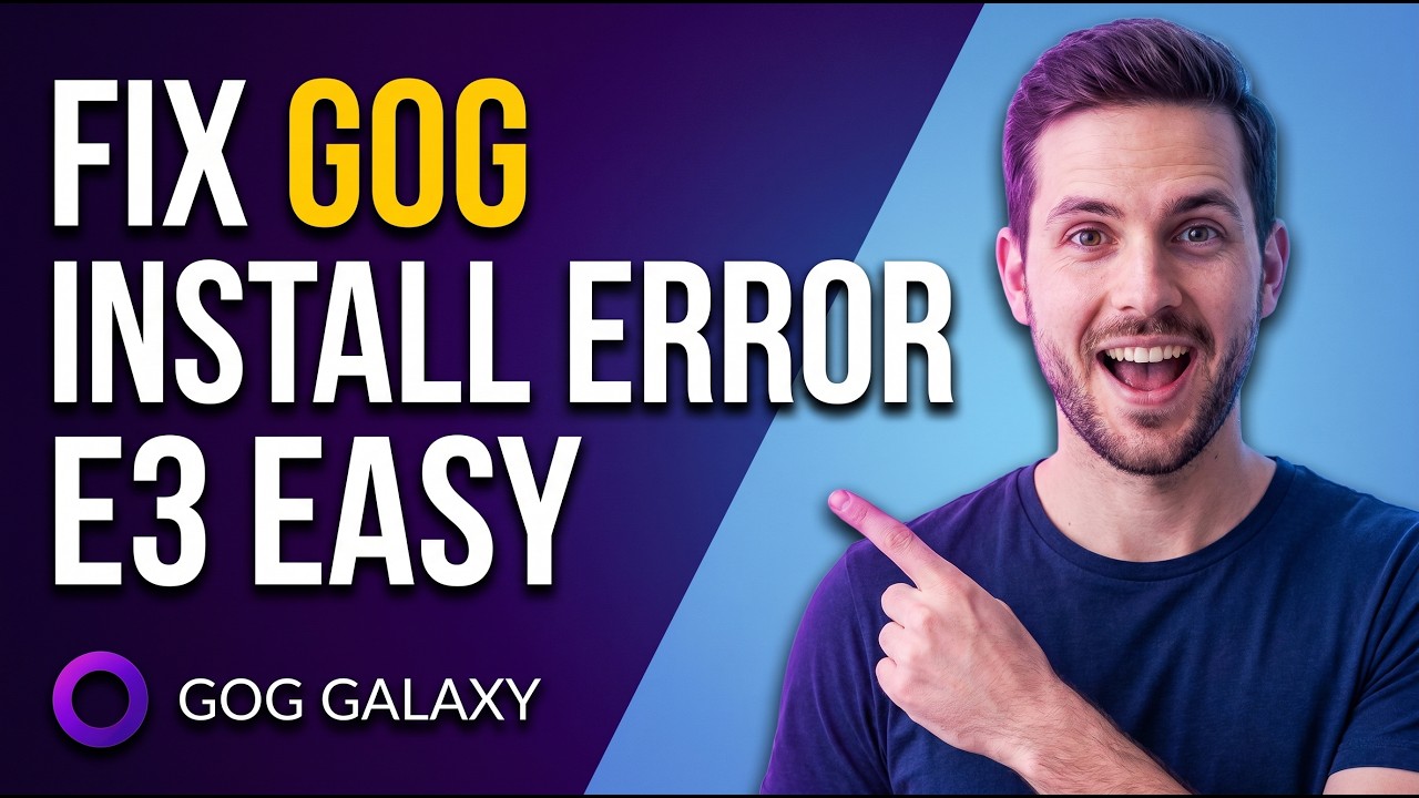 Как исправить ошибку установки GOG E3 (простое руководство по устранению неполадок)